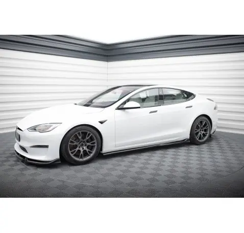 Rajouts Des Bas De Caisse V.1 Tesla Model S Plaid Mk1 Facelift