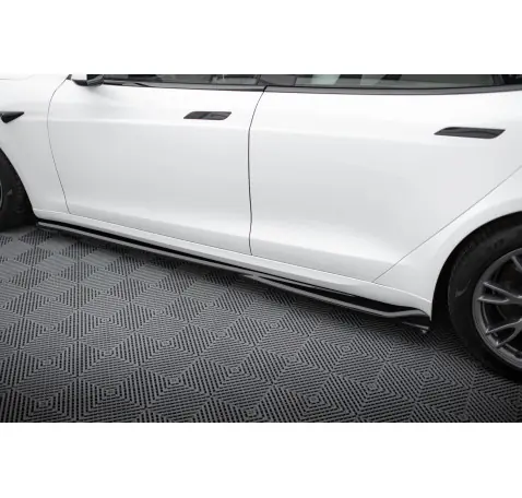 Rajouts Des Bas De Caisse V.1 Tesla Model S Plaid Mk1 Facelift