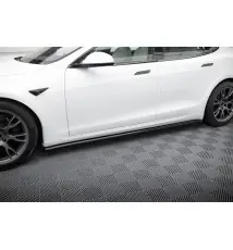 Rajouts Des Bas De Caisse V.2 Tesla Model S Plaid Mk1 Facelift