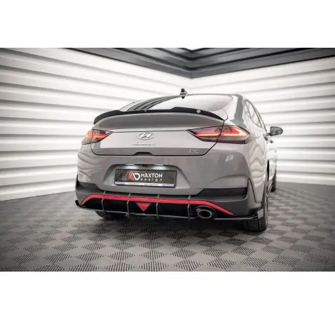 Street Pro Lame Du Pare Chocs Arriere + Flaps Hyundai I30 Fastback N-Line Mk3 Facelift Street Pro Lame Du Pare Chocs Arriere + Flaps Hyundai I30 Fastback N-Line Mk3 Facelift