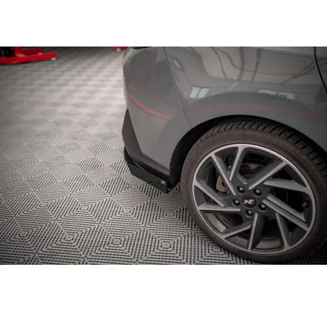 Street Pro Lame Du Pare Chocs Arriere + Flaps Hyundai I30 Fastback N-Line Mk3 Facelift