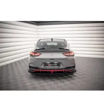 Street Pro Lame Du Pare Chocs Arriere + Flaps Hyundai I30 Fastback N-Line Mk3 Facelift