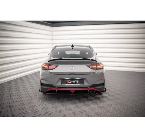 Street Pro Lame Du Pare Chocs Arriere + Flaps Hyundai I30 Fastback N-Line Mk3 Facelift