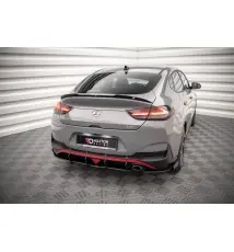 Street Pro Lame Du Pare Chocs Arriere + Flaps Hyundai I30 Fastback N-Line Mk3 Facelift