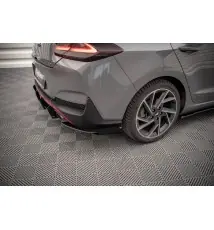 Street Pro Lame Du Pare Chocs Arriere + Flaps Hyundai I30 Fastback N-Line Mk3 Facelift
