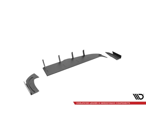 Street Pro Lame Du Pare Chocs Arriere + Flaps Hyundai I30 Fastback N-Line Mk3 Facelift