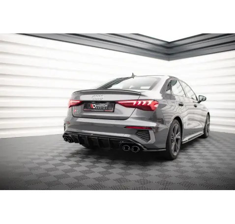 Rajout Du Pare-Chocs Arriere + Faux Pot D'échappement Audi A3 S-Line Sedan 8Y