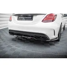 Arriere Splitter (avec une barre verticale) Mercedes-AMG C63 Sedan / Estate W205 / S205