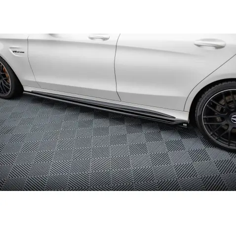 Rajouts Des Bas De Caisse V.2 Mercedes-AMG C63 Sedan / Estate W205 / S205