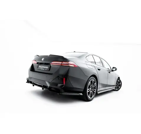 Arriere Splitter (avec une barre verticale) V.1 BMW 5 / i5 M-Pack Sedan / Touring G60 / G61