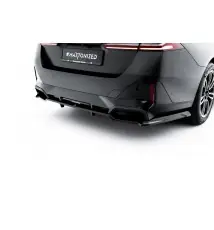 Arriere Splitter (avec une barre verticale) V.1 BMW 5 / i5 M-Pack Sedan / Touring G60 / G61
