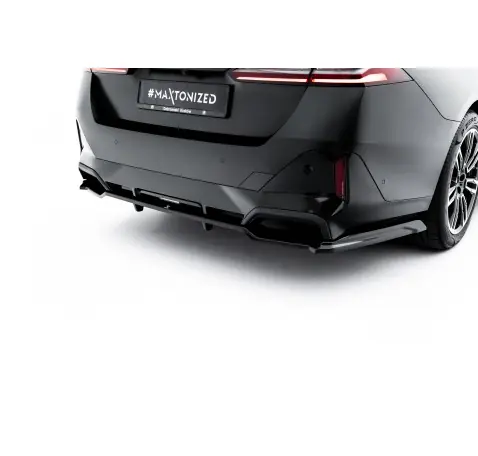 Arriere Splitter (avec une barre verticale) V.1 BMW 5 / i5 M-Pack Sedan / Touring G60 / G61