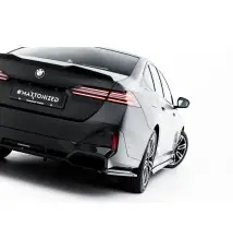 Arriere Splitter (avec une barre verticale) V.1 BMW 5 / i5 M-Pack Sedan / Touring G60 / G61