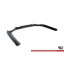 Arriere Splitter (avec une barre verticale) V.1 BMW 5 / i5 M-Pack Sedan / Touring G60 / G61