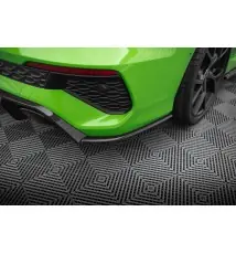 Fibre de Carbone Lames De Pare-Chocs Arrière Latérales V.2 Audi RS3 Sedan 8Y