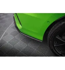 Fibre de Carbone Lames De Pare-Chocs Arrière Latérales V.2 Audi RS3 Sedan 8Y