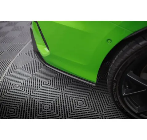 Fibre de Carbone Lames De Pare-Chocs Arrière Latérales V.2 Audi RS3 Sedan 8Y