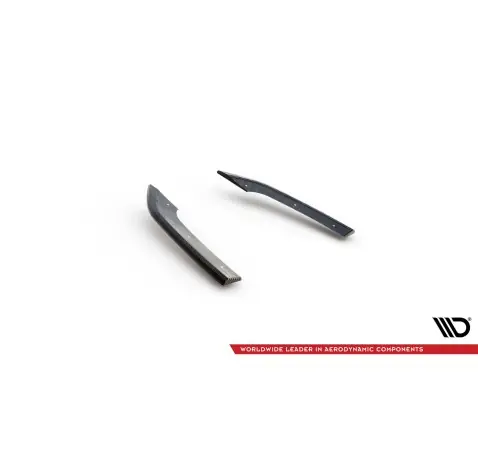 Fibre de Carbone Lames De Pare-Chocs Arrière Latérales V.2 Audi RS3 Sedan 8Y