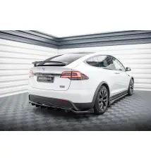 Arriere Splitter (avec une barre verticale) Tesla Model X Mk1 Facelift
