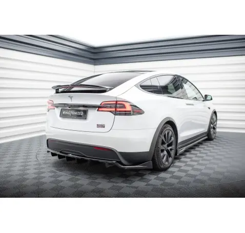 Arriere Splitter (avec une barre verticale) Tesla Model X Mk1 Facelift
