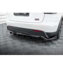 Arriere Splitter (avec une barre verticale) Tesla Model X Mk1 Facelift