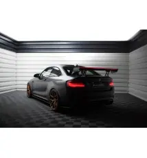 Carbon Spoiler With Internal Brackets Uprights + LED BMW M2 F87 / 2 / 2 M-Pack F22