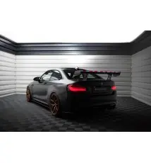 Carbon Spoiler With Internal Brackets Uprights + LED BMW M2 F87 / 2 / 2 M-Pack F22