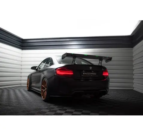Carbon Spoiler With Internal Brackets Uprights + LED BMW M2 F87 / 2 / 2 M-Pack F22