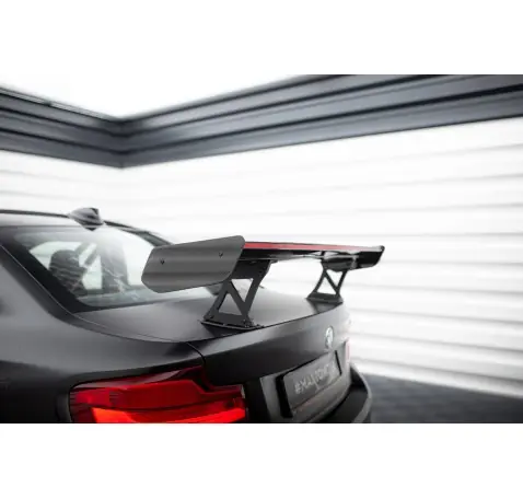 Carbon Spoiler With Internal Brackets Uprights + LED BMW M2 F87 / 2 / 2 M-Pack F22