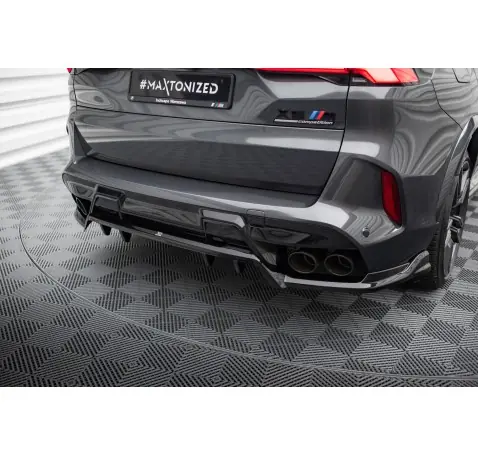 Arriere Splitter (avec une barre verticale) BMW X5 M F95 / F95 Facelift