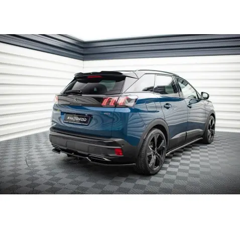 Arriere Splitter (avec une barre verticale) Peugeot 3008 GT-Line Mk2 Facelift