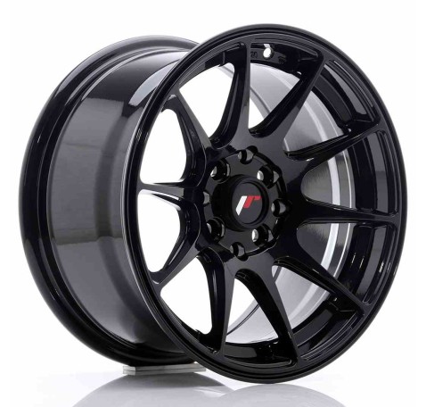 JR Wheels JR11 15x8 ET25 4x100/114 Glossy Black