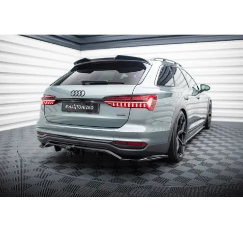 Arriere Splitter (avec une barre verticale) Audi A6 Allroad C8
