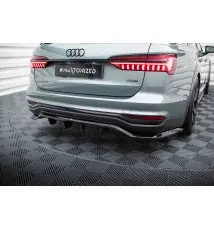 Arriere Splitter (avec une barre verticale) Audi A6 Allroad C8