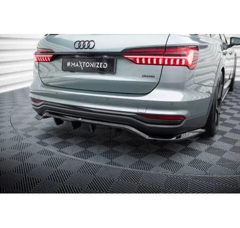 Arriere Splitter (avec une barre verticale) Audi A6 Allroad C8
