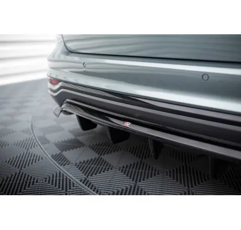 Arriere Splitter (avec une barre verticale) Audi A6 Allroad C8