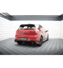 Rajout Du Pare-Chocs Arriere + Faux Pot D'échappement Volkswagen Golf GTE / R-Line Mk8 / Mk8 Facelift