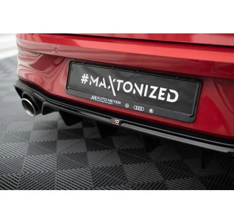 Rajout Du Pare-Chocs Arriere + Faux Pot D'échappement Volkswagen Golf GTE / R-Line Mk8 / Mk8 Facelift