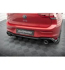 Rajout Du Pare-Chocs Arriere + Faux Pot D'échappement Volkswagen Golf GTE / R-Line Mk8 / Mk8 Facelift