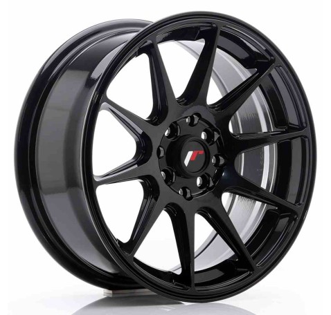 JR Wheels JR11 16x7 ET30 4x100/114 Glossy Black