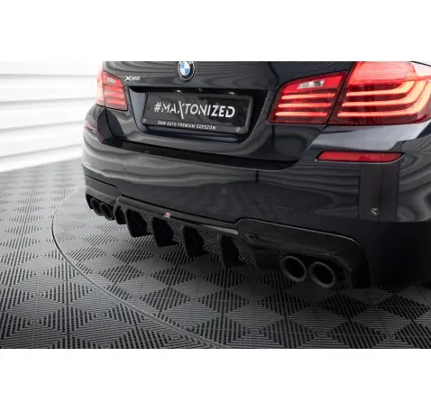 Diffuseur Arrière Complet V.2 BMW 5 M-Pack F10 / F11 (Version avec deux doubles échappements)