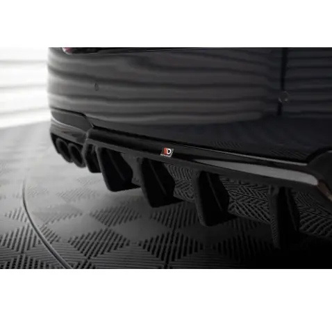 Diffuseur Arrière Complet V.2 BMW 5 M-Pack F10 / F11 ((Version avec double échappement d'un côté)