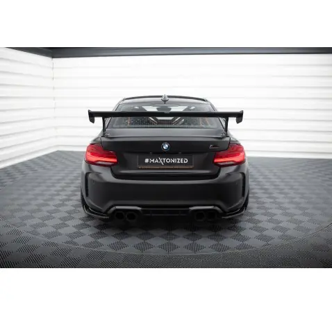 Carbon Spoiler With External Brackets Uprights BMW M2 F87 / 2 / 2 M-Pack F22