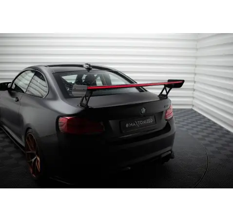 Carbon Spoiler With External Brackets Uprights + LED BMW M2 F87 / 2 / 2 M-Pack F22