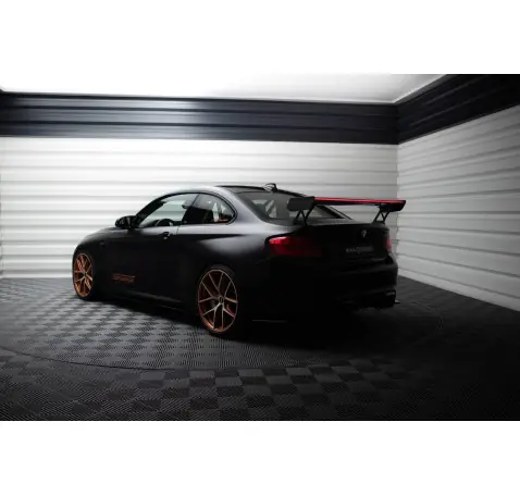 Carbon Spoiler With External Brackets Uprights + LED BMW M2 F87 / 2 / 2 M-Pack F22