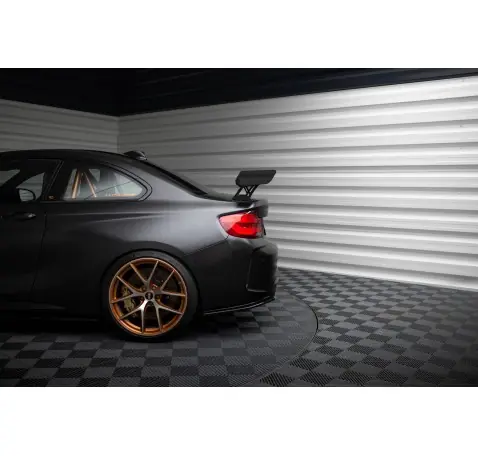 Carbon Spoiler With External Brackets Uprights + LED BMW M2 F87 / 2 / 2 M-Pack F22