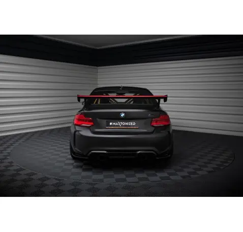 Carbon Spoiler With External Brackets Uprights + LED BMW M2 F87 / 2 / 2 M-Pack F22