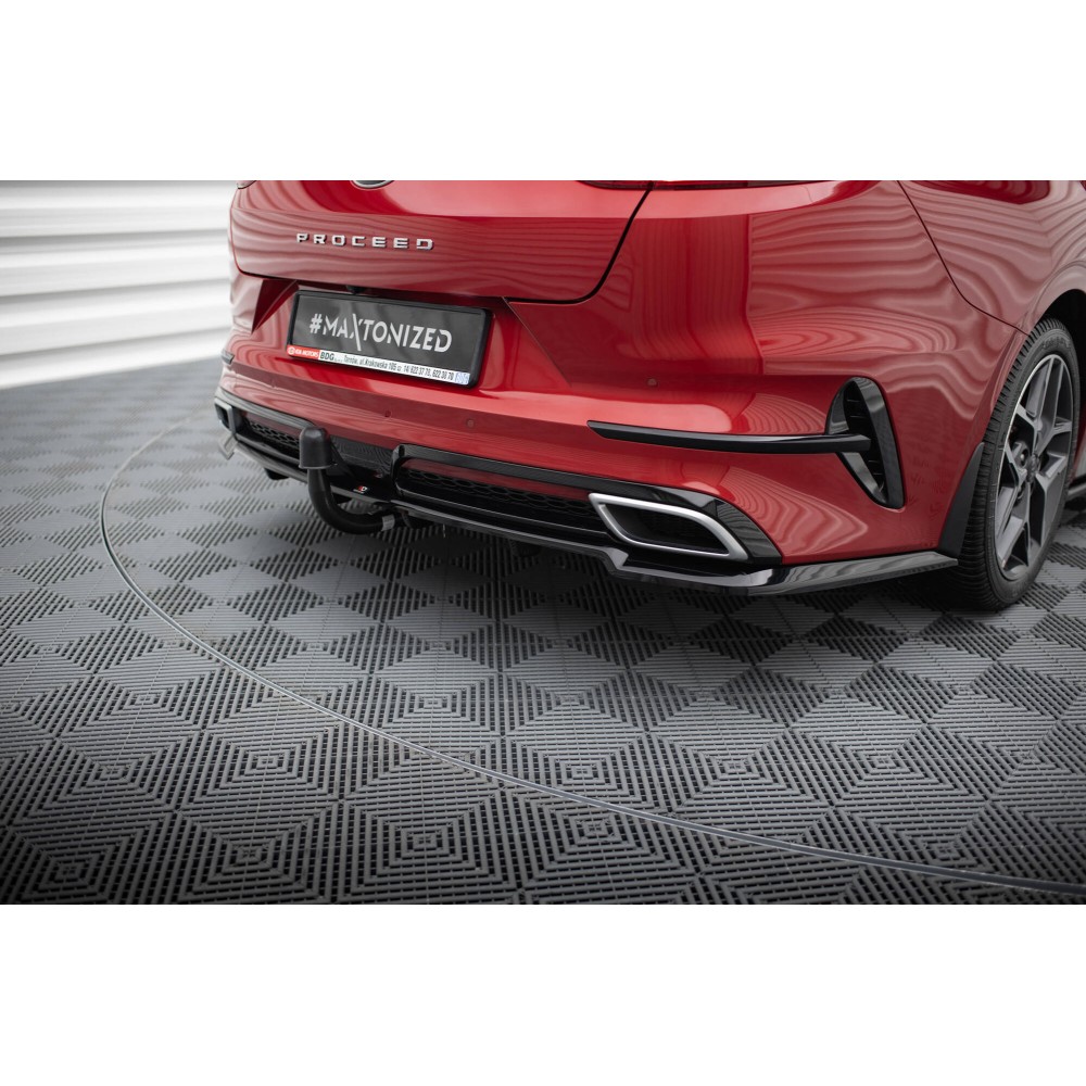 Arriere Splitter (avec une barre verticale) Kia ProCeed GT-Line Mk1