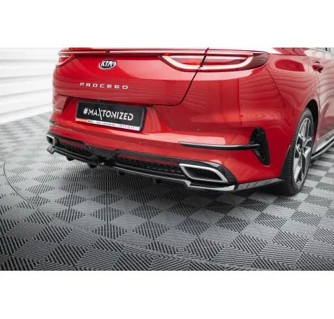 Arriere Splitter (avec une barre verticale) Kia ProCeed GT-Line Mk1