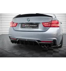 Diffuseur Arrière Complet BMW 4 Coupe / Gran Coupe / Cabrio M-Pack F32 / F36 / F33 (Version avec double échappement des deux cô